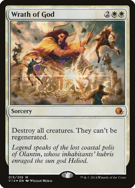 Wrath of God, Magic card V14 15 — From the Vault: Annihilation set
