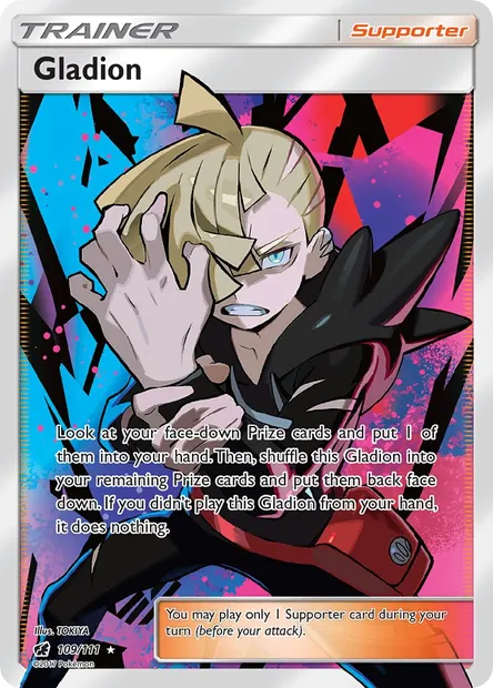Gladion, Pokémon card CIN 109 — Crimson Invasion set