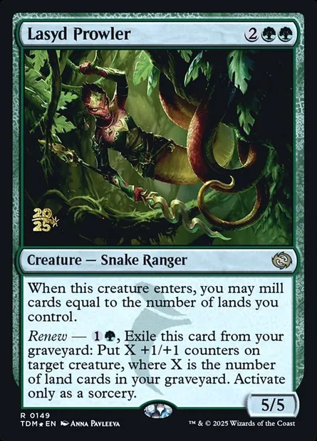 Lasyd Prowler, Magic card PTDM 149s — Tarkir: Dragonstorm Promos set