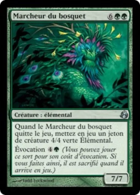 Marcheur du bosquet, carte Magic MOR 138 — extension Leveciel