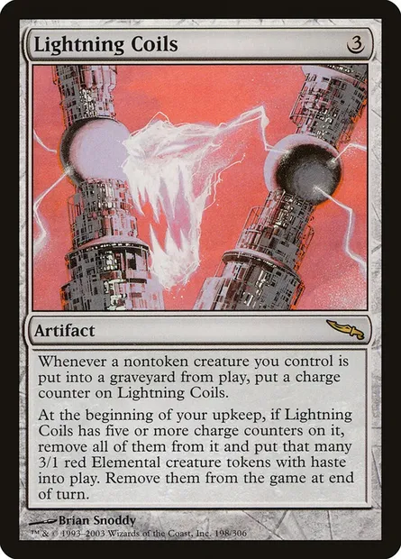 Annelures d'éclair, carte Magic MRD 198 — extension Mirrodin