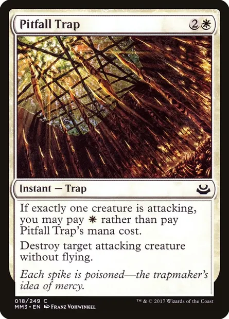 Pitfall Trap, Magic card MM3 18 — Modern Masters 2017 set
