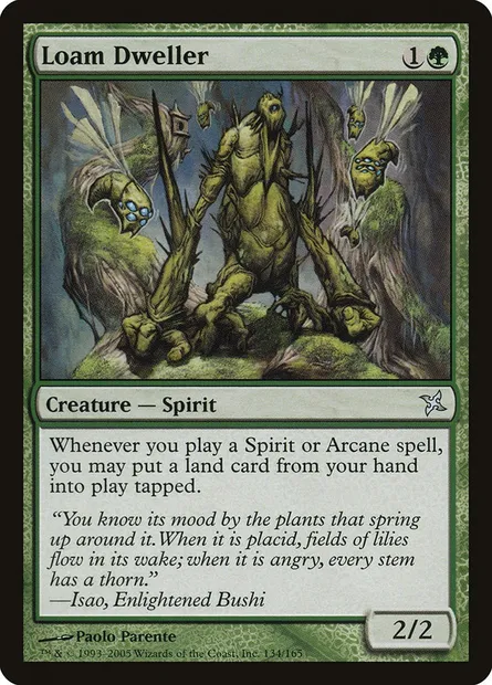 Loam Dweller, Magic card BOK 134 — Betrayers of Kamigawa set