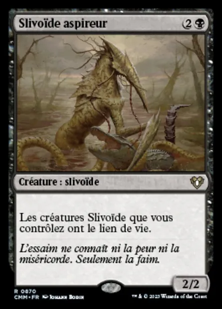 Slivoïde aspireur, carte Magic CMM 870 — extension Commander Masters