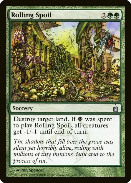 Rolling Spoil, Magic card RAV 179 — Ravnica: City of Guilds set
