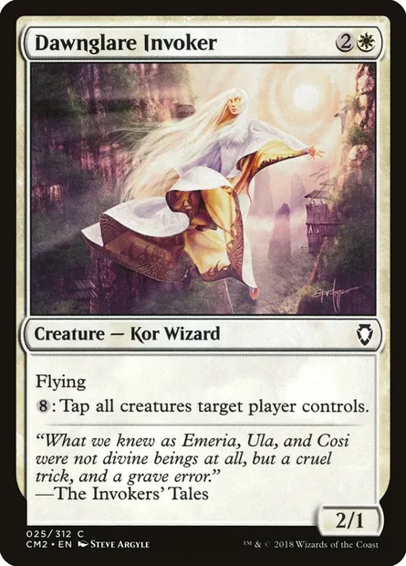 Dawnglare Invoker, Magic card CM2 25 — Commander Anthology Volume II set