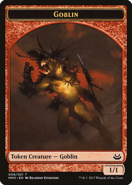 Goblin, Magic card TMM3 8 — Modern Masters 2017 Tokens set