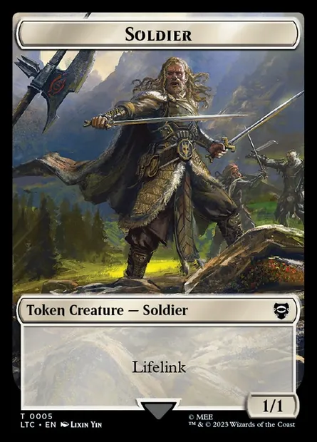 Soldier, Magic card TLTC 5 — Tales of Middle-earth Commander Tokens set