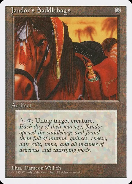 Jandor's Saddlebags, Magic card 4ED 330 — Fourth Edition set