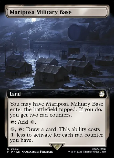 Mariposa Military Base, Magic card PIP 443 — Fallout set