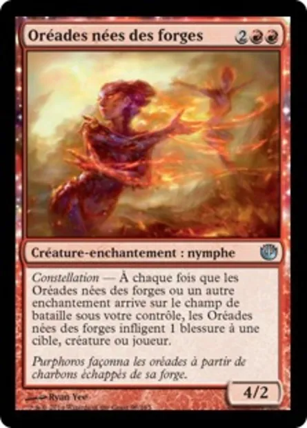 Oréades nées des forges, carte Magic JOU 98 — extension Incursion dans Nyx
