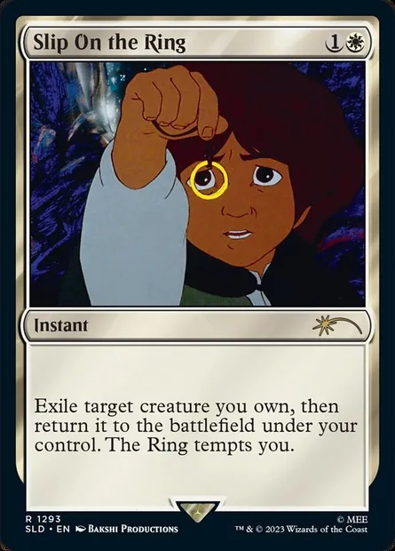 Slip On the Ring, Magic card SLD 1293 — Secret Lair Drop set