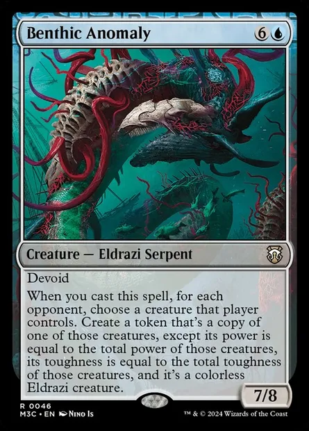 Benthic Anomaly, Magic card M3C 46 — Modern Horizons 3 Commander set