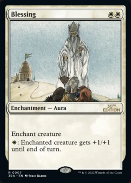 Blessing, Magic card 30A 7 — 30th Anniversary Edition set