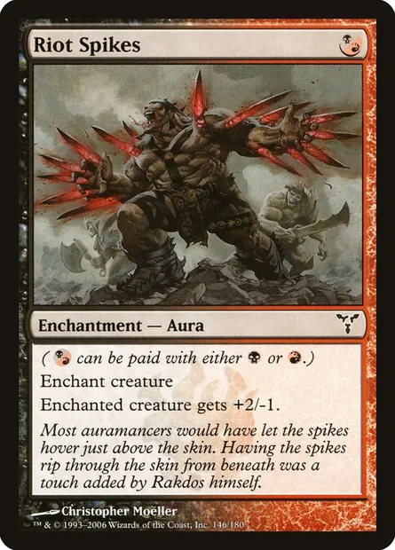 Riot Spikes, Magic card DIS 146 — Dissension set