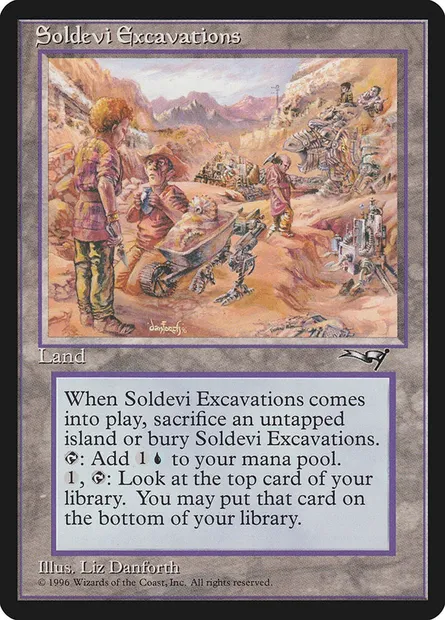 Soldevi Excavations, Magic card ALL 143 — Alliances set