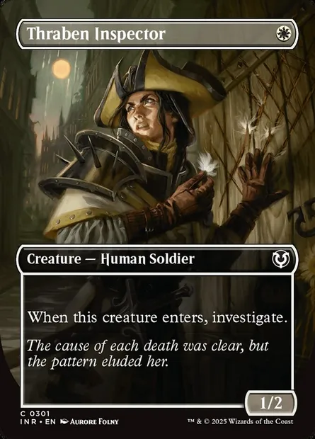 Thraben Inspector, Magic card INR 301 — Innistrad Remastered set