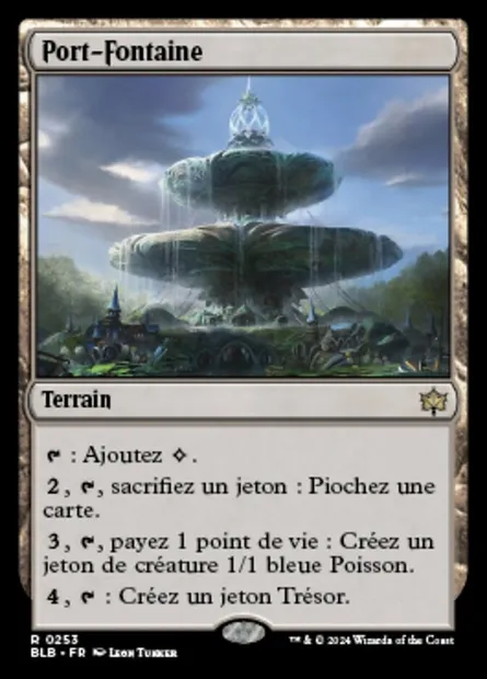 Port-Fontaine, carte Magic BLB 253 — extension Bloomburrow