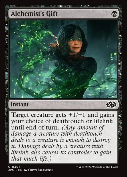 Alchemist's Gift, Magic card J25 397 — Foundations Jumpstart set