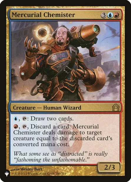 Chimiste lunatique, carte Magic PLST RTR-180 — extension The List