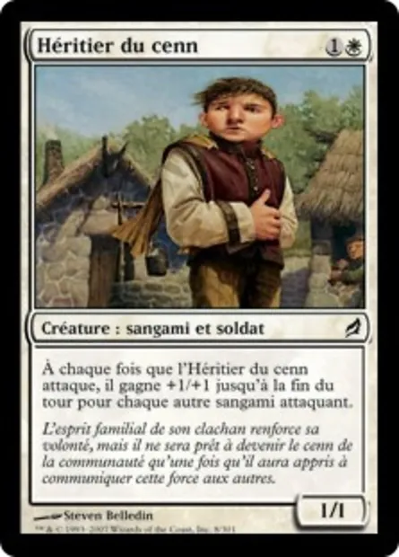Héritier du cenn, carte Magic LRW 8 — extension Lorwyn