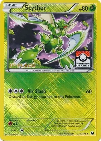 Insécateur, carte Pokémon LGP 004 — extension League Promos