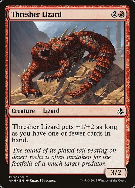 Thresher Lizard, Magic card AKH 150 — Amonkhet set