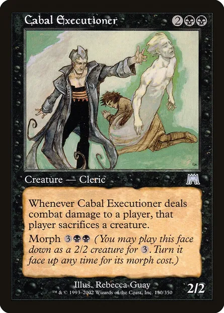 Cabal Executioner, Magic card ONS 130 — Onslaught set