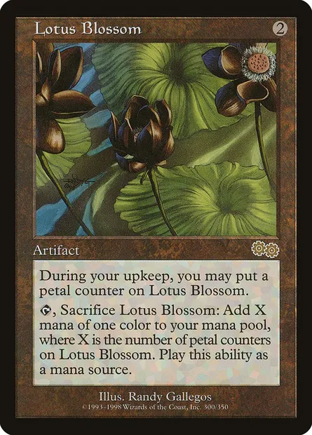 Fleur de Lotus, carte Magic USG 300 — extension Epopée d'Urza