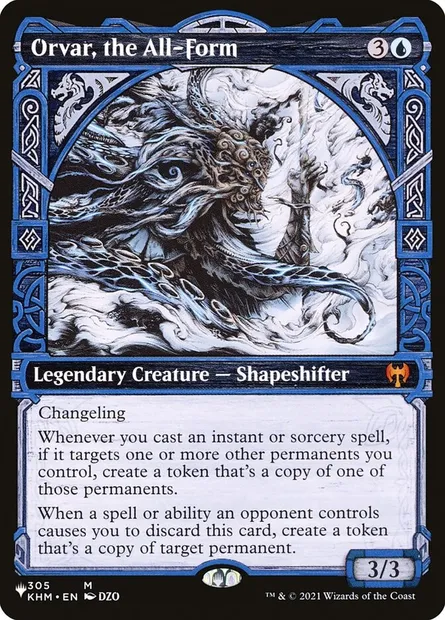 Orvar, the All-Form, Magic card PLST KHM-305 — The List set