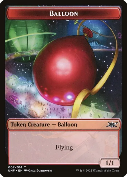 Balloon, Magic card TUNF 7 — Unfinity Tokens set