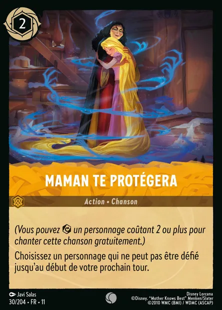 Maman te protégera, carte Disney Lorcana CH11-030 — extension Givresort