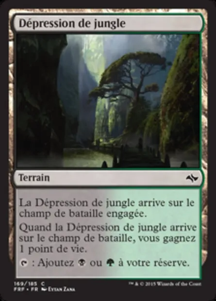 Dépression de jungle, carte Magic FRF 169 — extension Destin reforgé