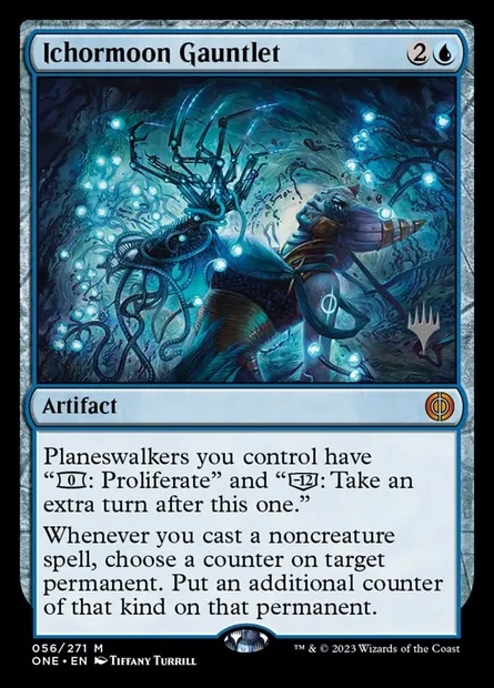 Ichormoon Gauntlet, Magic card PONE 56p — Phyrexia: All Will Be One Promos set