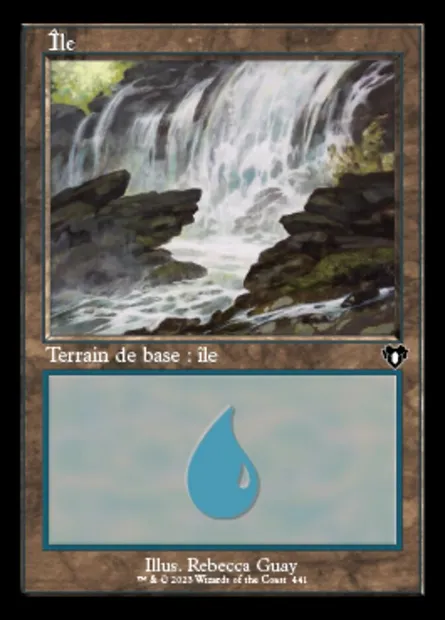 Island, carte Magic CMM 441 — extension Commander Masters