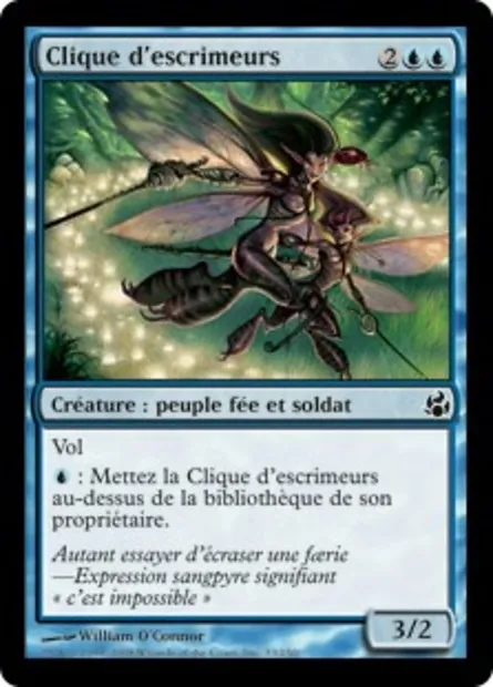 Clique d'escrimeurs, carte Magic MOR 33 — extension Leveciel