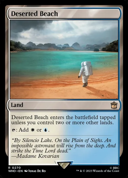 Deserted Beach, Magic card WHO 270 — Doctor Who set
