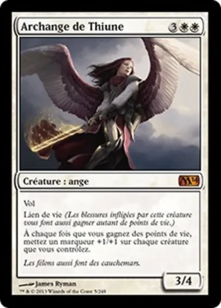 Archange de Thiune, carte Magic M14 5 — extension Magic 2014