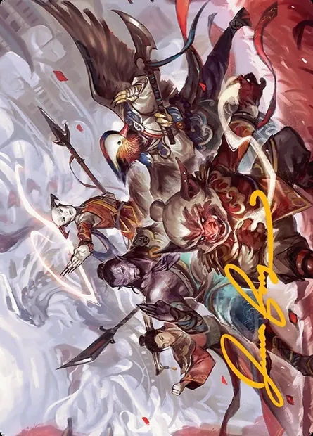 Will of the Jeskai // Will of the Jeskai, Magic card ATDM 54 — Tarkir: Dragonstorm Art Series set