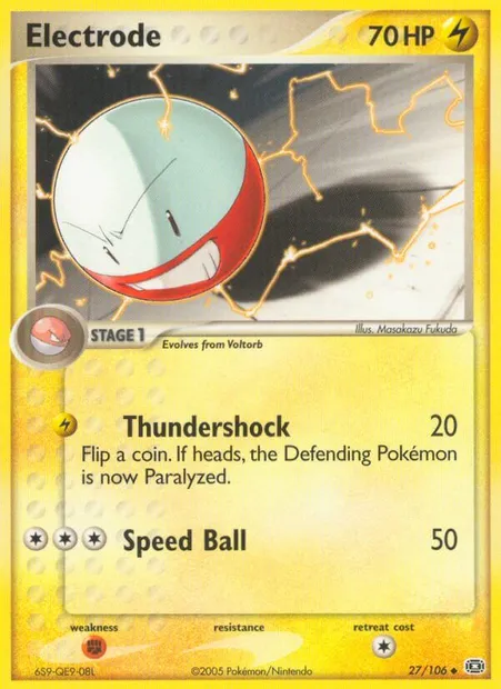 Electrode, Pokémon card EM 27 — Emerald set