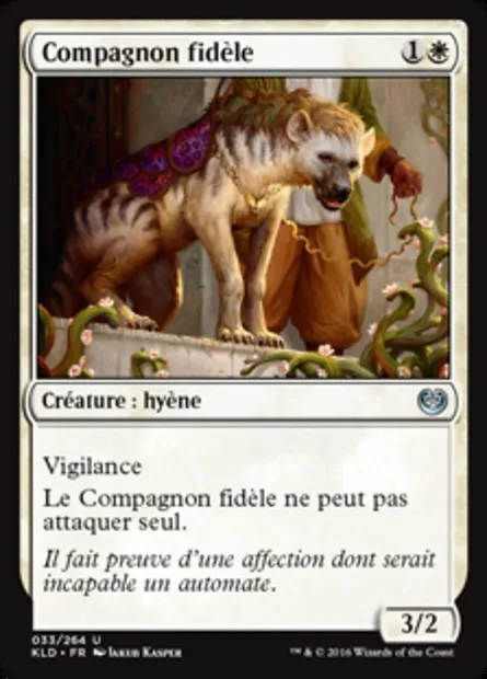 Compagnon fidèle, carte Magic KLD 33 — extension Kaladesh