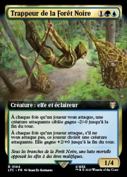 Trappeur de la Forêt Noire, carte Magic LTC 144 — extension Tales of Middle-earth Commander