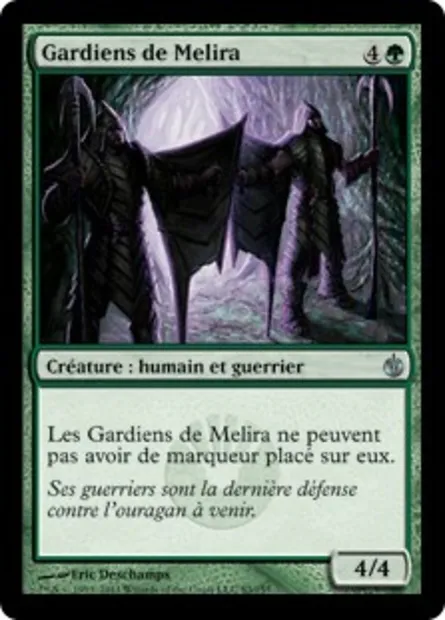 Gardiens de Melira, carte Magic MBS 83 — extension Mirrodin assiégé
