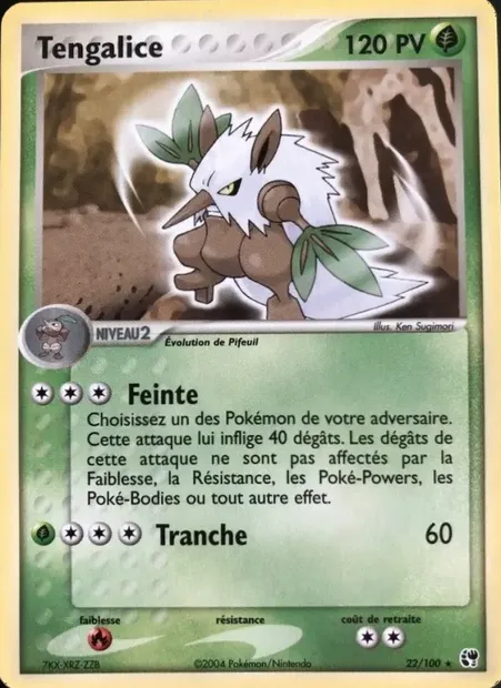 Tengalice, carte Pokémon SS 22 — extension EX Tempête de sable