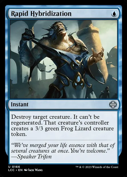 Rapid Hybridization, Magic card LCC 166 — The Lost Caverns of Ixalan Commander set