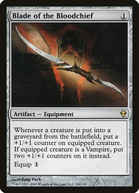 Blade of the Bloodchief, Magic card ZEN 196 — Zendikar set