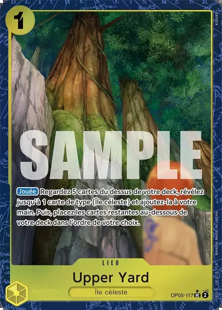 Upper Yard, carte One Piece OP05-117 — extension AWAKENING OF THE NEW ERA