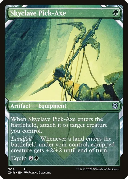 Skyclave Pick-Axe, Magic card ZNR 309 — Zendikar Rising set