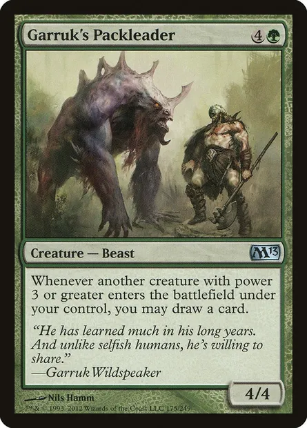 Garruk's Packleader, Magic card M13 175 — Magic 2013 set