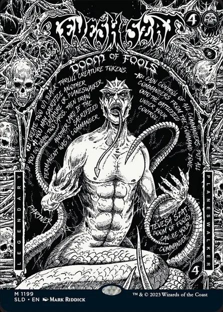 Tevesh Szat, Doom of Fools, Magic card SLD 1199 — Secret Lair Drop set